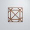 Ekena Millwork Medium Buxton Decorative Fretwork Wood Wall Panels, Walnut, 15 3/8"W x 15 3/8"H x 3/8"T WALW16X16X0375BUXWA - alternate 6